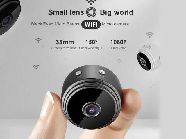 Alt view image 3 of 7 - HD Wireless Network WIFI home Camera baby  1080P Outdoor Sports Night Vision Infrared Camera, Mobile Phone can be Viewed at any time