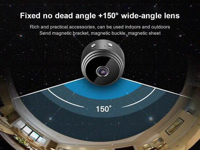 Alt view image 6 of 7 - HD Wireless Network WIFI home Camera baby  1080P Outdoor Sports Night Vision Infrared Camera, Mobile Phone can be Viewed at any time