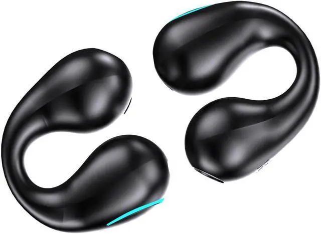 Alt view image 3 of 7 - Wali space YYK-Q71 black Bluetooth 5.3 headset, transmission distance 10m, Horn size: Diameter 13mm,standby 65 hours,8 hours playing time with charging time 1 hours,Type-C charging port