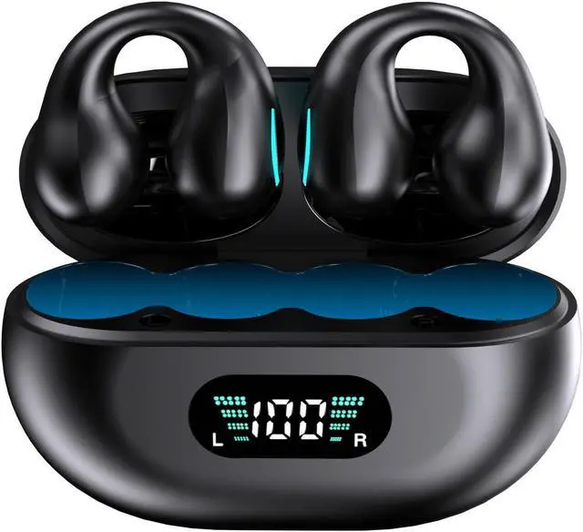 Main image of Wali space YYK-Q71 black Bluetooth 5.3 headset, transmission distance 10m, Horn size: Diameter 13mm,standby 65 hours,8 hours playing time with charging time 1 hours,Type-C charging port