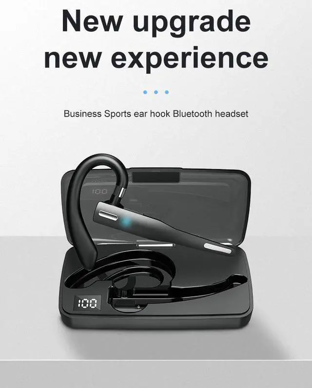Alt view image 4 of 7 - Wali space YYK-525  BUSINESS  Bluetooth 5.1 headset, transmission distance 10m, Horn size: Diameter 13mm,standby 180 hours,10-12 hours playing time with battery 500mAh