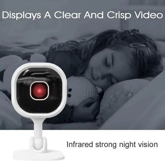 Alt view image 4 of 7 - WALI space  A3 HD Wireless Network WIFI home Camera 1080P Motion Detection Input built-in microphone  IR Night Vision Lamps Lens Rotation Wide Angle 50 Degree Longtime Standby Memory Support MAX 64G