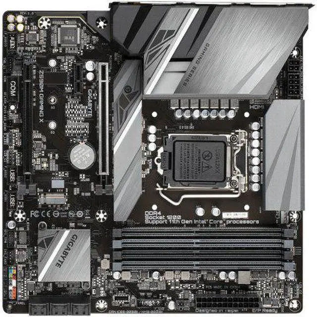 Alt view image 12 of 17 - Gigabyte Z590M GAMING X Intel Z590 Express LGA 1200 Micro ATX DDR4-SDRAM Motherboard