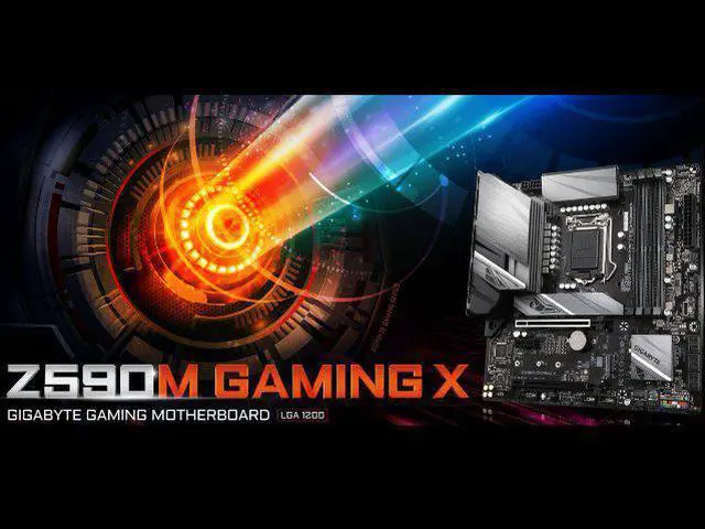 Alt view image 16 of 17 - Gigabyte Z590M GAMING X Intel Z590 Express LGA 1200 Micro ATX DDR4-SDRAM Motherboard