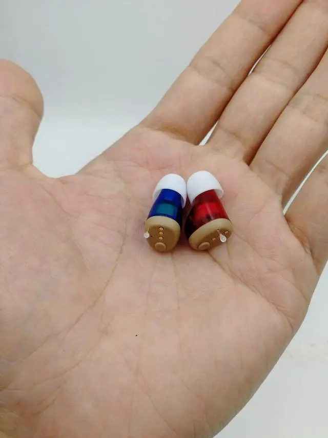 Alt view image 6 of 6 - eEAR-R-31 Rechargeable CIC Hearing Aids, most advanced Digital technology for invisible in the canal hearing aids