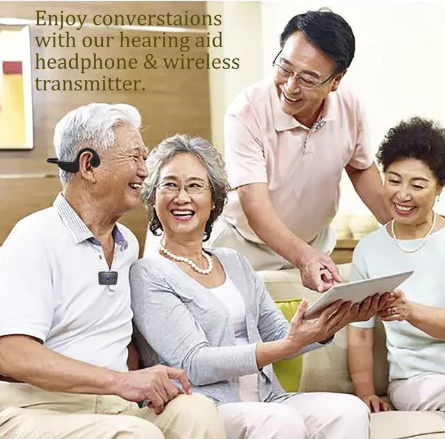 Alt view image 5 of 7 - eEAR-BC-BT-Tx 002 eEAR Bone Conduction Hearing Aids with Sound Transmitter. YES, IT'S HEARING AIDS, 2 in ONE, Bone Conduction Bluetooth headphones, military grade technology