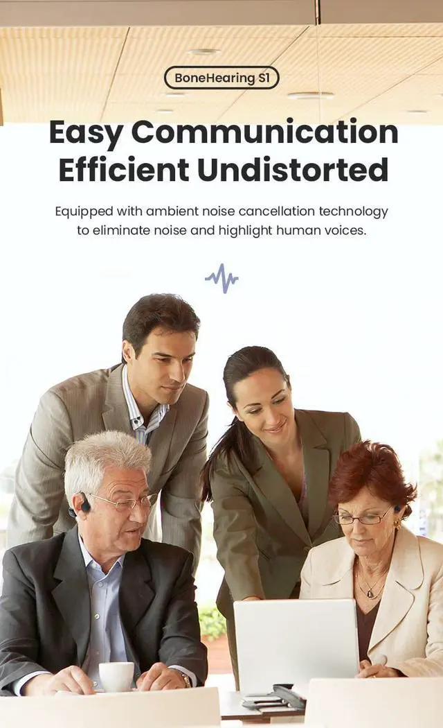 Alt view image 5 of 7 - YES, IT'S HEARING AIDS! 2 in ONE, Bluetooth Bone Conduction Hearing aids, and Bluetooth bone conduction headphones.   eEAR-BC-BT-HPH 002 The First Bone Conduction Military Grade, Hearing Amplifier aid