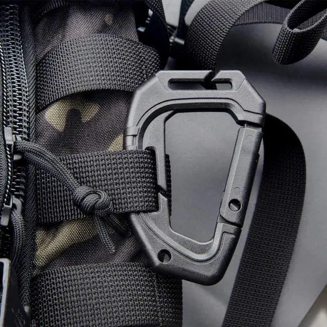 Alt view image 5 of 5 - Molle D Ring Clips Carabiner Multipurpose