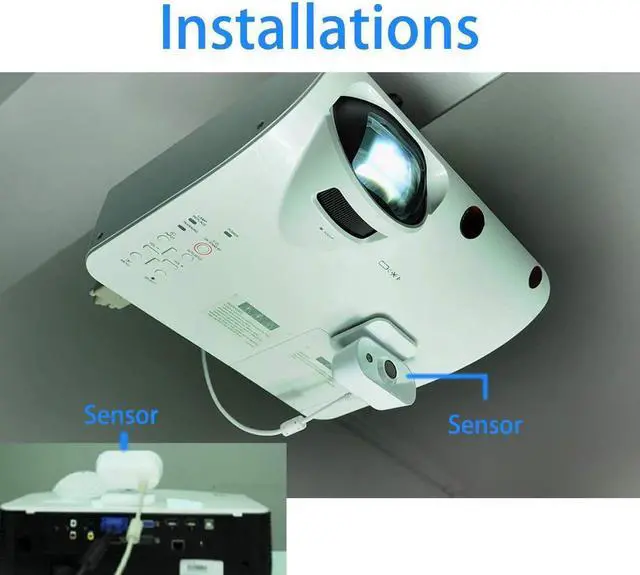 Alt view image 3 of 5 - Design Pie Interactive Whiteboard Induction Receiver Precise Multi-Touch Smart Board For Most Projector Upgrade Accessories