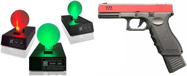 Alt view image 2 of 5 - Target System With Laser Simulator Kit Pricision Shooting Auto Reset Electric Target Gun Accessoire for Dry Fire Training