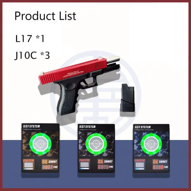 Main image of Multi-function laser shooting training set comes with sound, timing and counting functions for IPSC IDPA shooting training