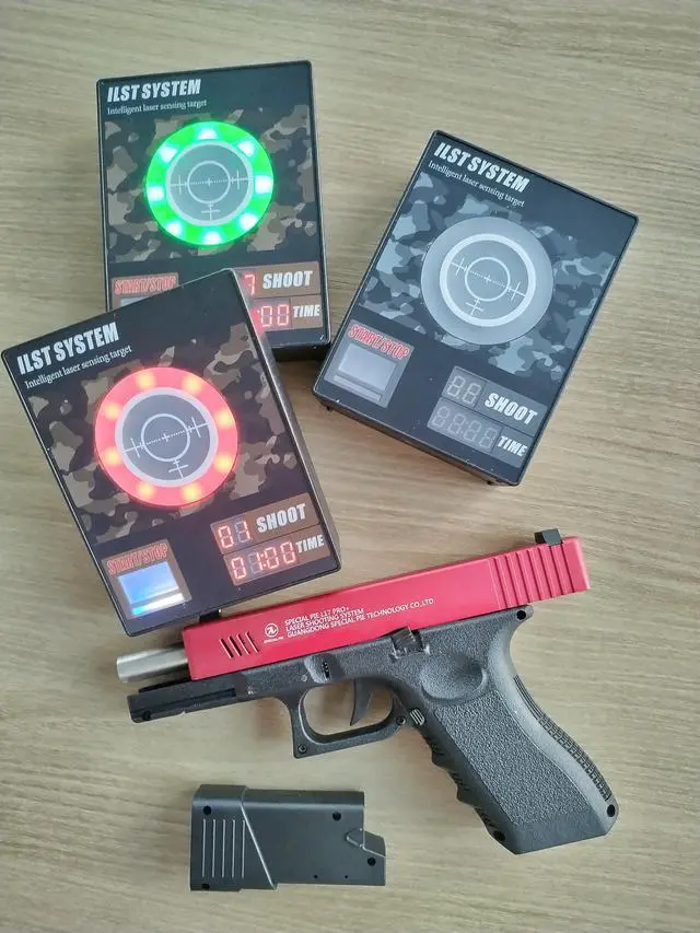 Alt view image 4 of 5 - Multi-function laser shooting training set comes with sound, timing and counting functions for IPSC IDPA shooting training
