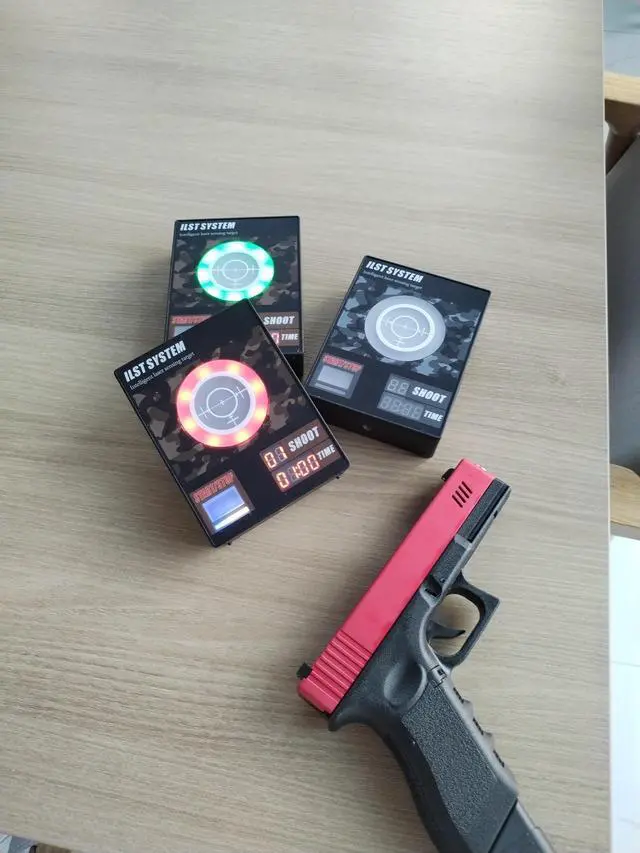 Alt view image 2 of 5 - Multi-function laser shooting training set comes with sound, timing and counting functions for IPSC IDPA shooting training