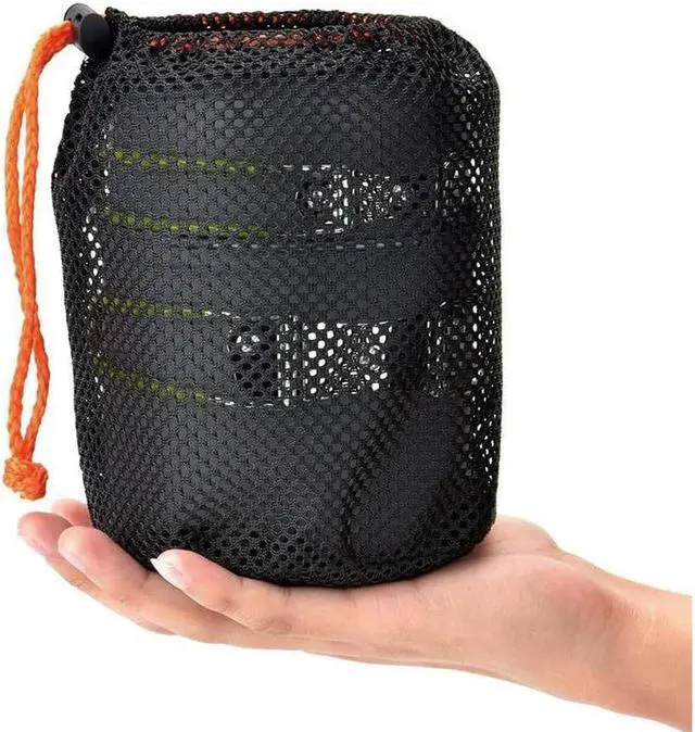 Alt view image 7 of 7 - Special Pie 5pcs Portable Camping Cookware Kit for Backpacking Gear, Camping Cooking Set,Easy Storage - Backpack Camping Pots and Pans,Forks and Spoons,Backpacking Hiking Outdoor Cooking and Picnic