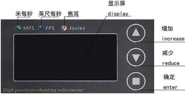 Alt view image 5 of 7 - Ballistic Precision Chronograph-FPS/MPS Readings,Slingshot Bullet Bow Velocity Speed Tester,Sun Screens,Large LCD Screen