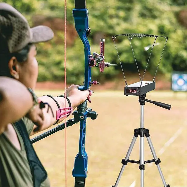 Alt view image 6 of 7 - Ballistic Precision Chronograph-FPS/MPS Readings,Slingshot Bullet Bow Velocity Speed Tester,Sun Screens,Large LCD Screen