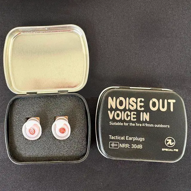 Alt view image 3 of 7 - Special Pie Shooting Noise-proof earplugs in-ear mechanical noise reduction earplugs shooting hearing protection earmuff NRR30db
