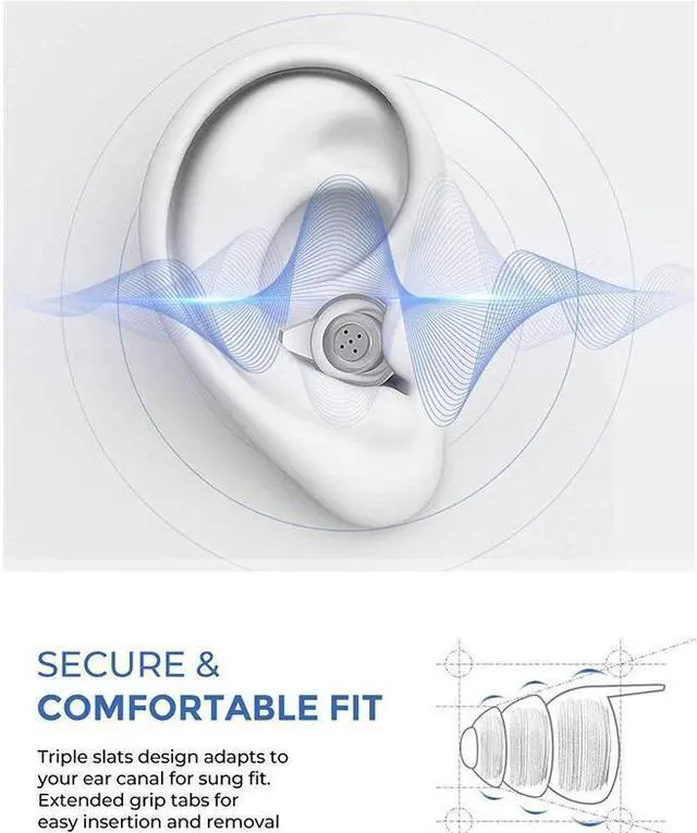 Alt view image 5 of 7 - Special pie Tactical Earplugs Ear Protection Noise Reduction Pick Up Sound Use for 9mm Outdoor Shooting, Hunting (1 Pair)