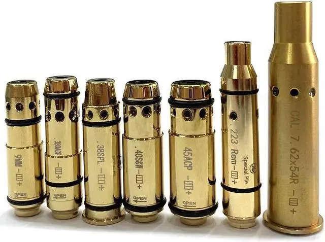 Alt view image 3 of 7 - SPECIAL PIE Laser Red Dot .40SW Laser Sensing Bullet-Cone-head, Laser Trainer Cartridge for Dry Fire Training And Shooting Simulation(Model:40SW)