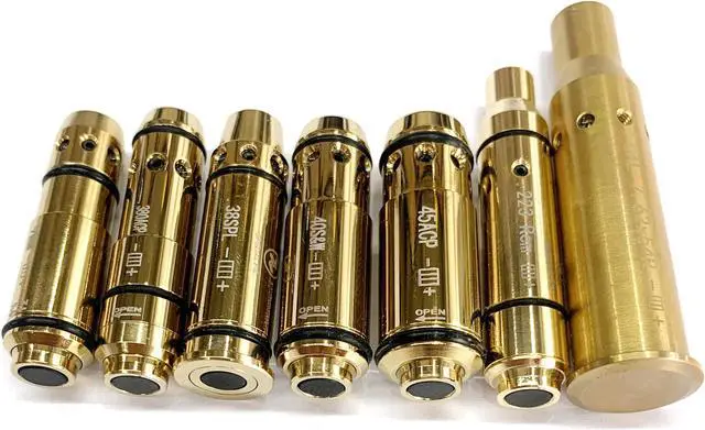 Alt view image 4 of 7 - SPECIAL PIE Laser Red Dot .40SW Laser Sensing Bullet-Cone-head, Laser Trainer Cartridge for Dry Fire Training And Shooting Simulation(Model:40SW)