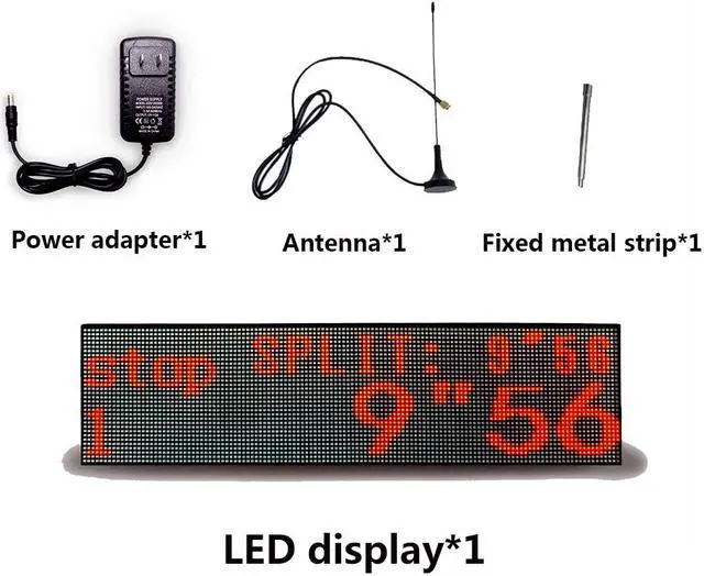Alt view image 7 of 7 - SPECIAL PIE M16P1 LED Display High Brightness LED Screen Module Matrix Panel Wireless Big Boad LED Display Connected to M1A2-W Shot Timer