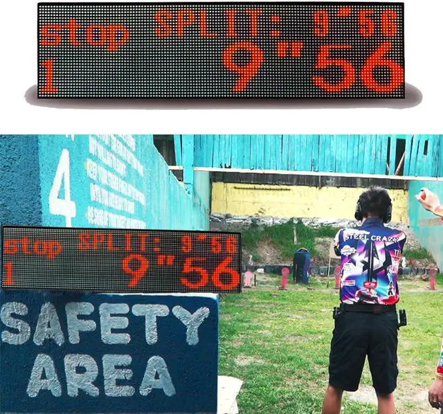Main image of SPECIAL PIE M16P1 LED Display High Brightness LED Screen Module Matrix Panel Wireless Big Boad LED Display Connected to M1A2-W Shot Timer
