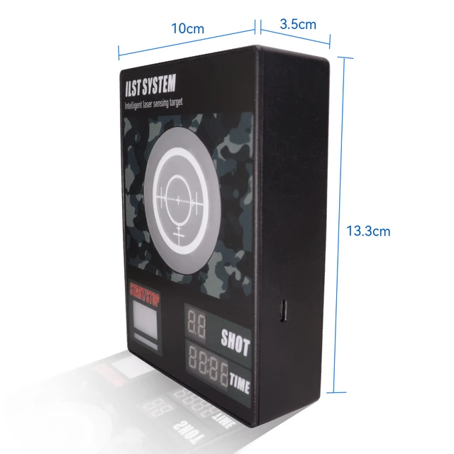 Alt view image 7 of 7 - SPECIAL PIE J10 Intelligent Electronic Scoring Timer Target Laser Sensing Target for Most of Laser Simulators IPSC Practising Target