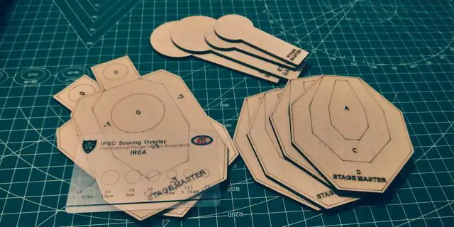 Alt view image 4 of 4 - Mini Red Dot Laser Shooting Training For IPSC IDPA Dry Fire Long-Distance Simulation Target 10pcs