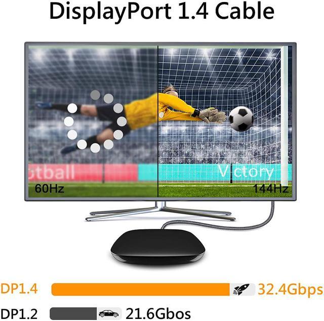 Dp Câble Displayport 1.4 8k/60hz 4k/144hz 1080p/240hz Ultra - Temu Canada