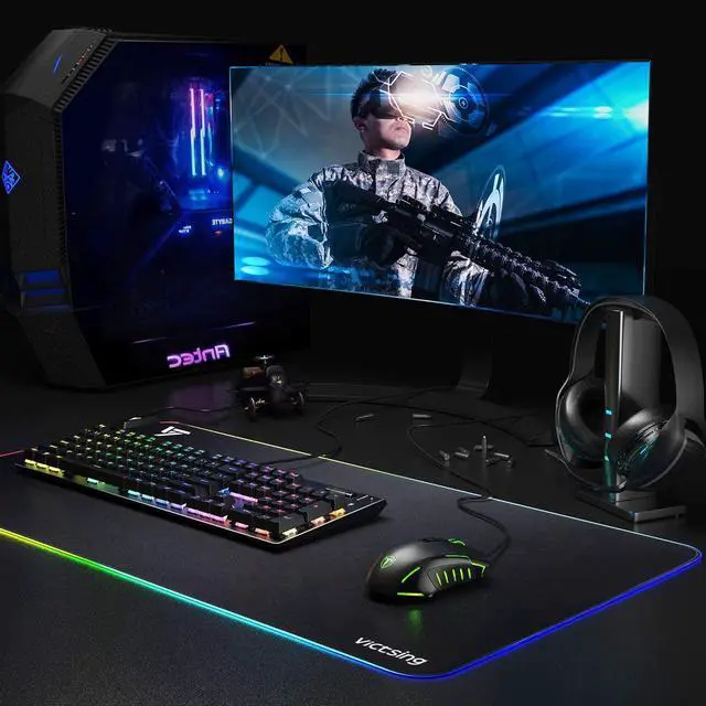 Alt view image 4 of 7 - Gaming Mouse Wired [7200 DPI] [Programmable] [Breathing Light] Ergonomic Game USB Computer Mice RGB Gamer Desktop Laptop PC Gaming Mouse, 7 Buttons for Windows 7/8/10/XP Vista Linux, Black