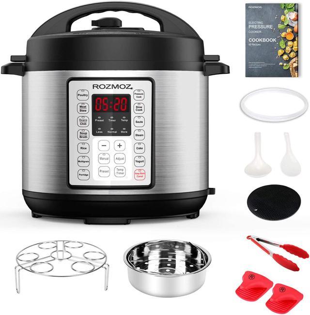 Instant Pot Lux 6-in-1 Electric Pressure Cooker, Slow Cooker, Rice Cooker,  Steamer, Saute, and Warmer, 6 Quart, Red