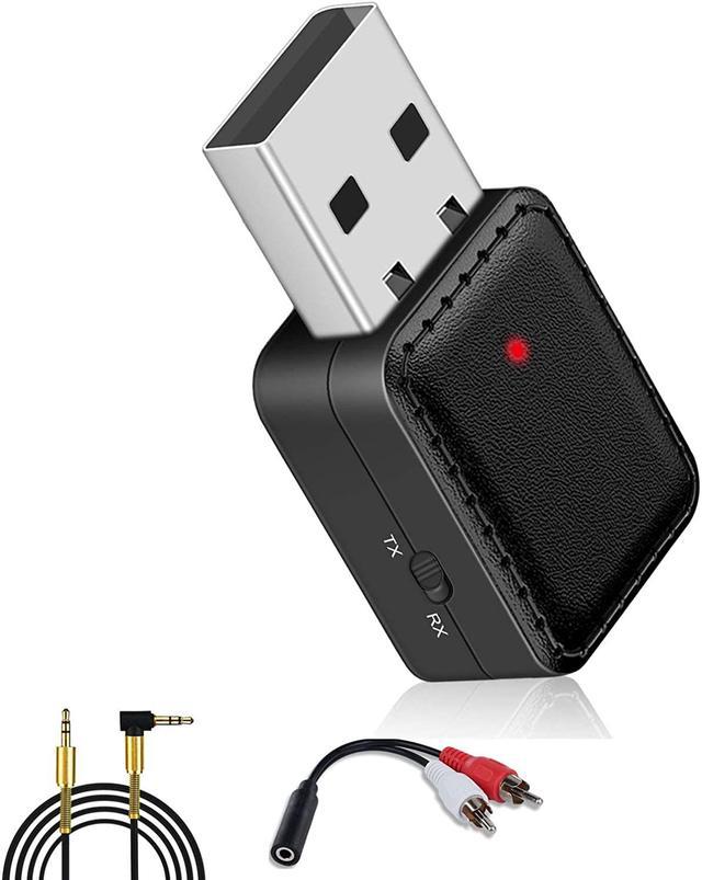 Bluetooth 5.0 Transmitter Receiver 2 In1 Jack Wireless Adapter 3.5mm Audio Aux  Adapter for Car Audio Music Aux Handsfree Headset - China Bluetooth Dongle  and Bluetooth Receiver price