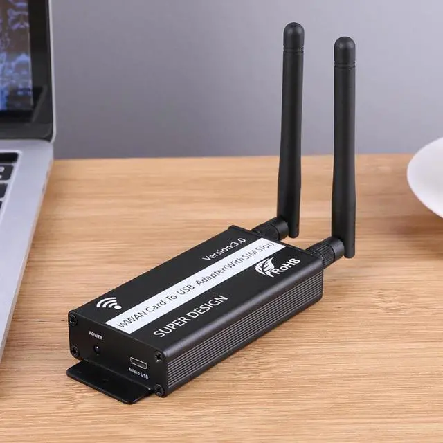 Alt view image 2 of 5 - PCI-E Mini PCI-E PCI Express Wireless Card To USB Adapter Card With SIM Card Slot Wireless Adapter For WWAN/LTE Module