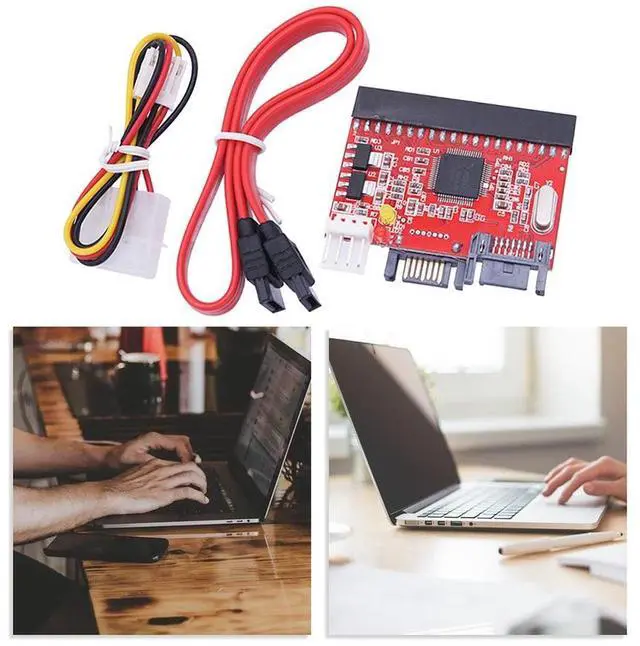 Alt view image 6 of 6 - IDE to SATA PCI Card 100/133 HDD/CD/DVD SATA Serial ATA IDE Drop Driver Hard SATA Shipping Disk Adapter to Converter I9K0