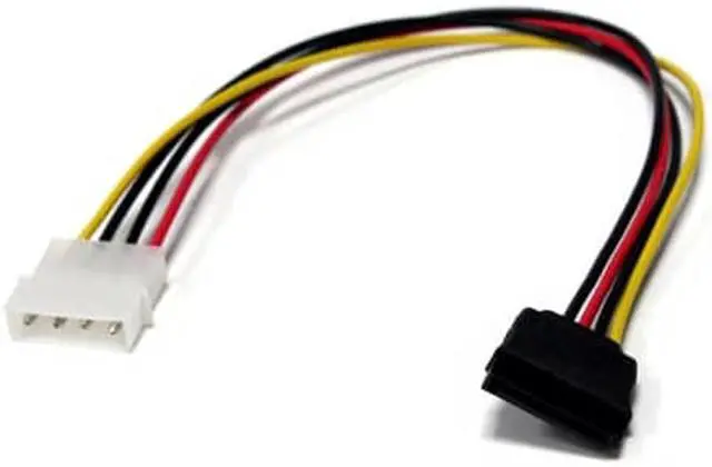 Alt view image 3 of 5 - 4Pin MOLEX IDE Male to 15pin SATA Female Power Supply cable D Plug