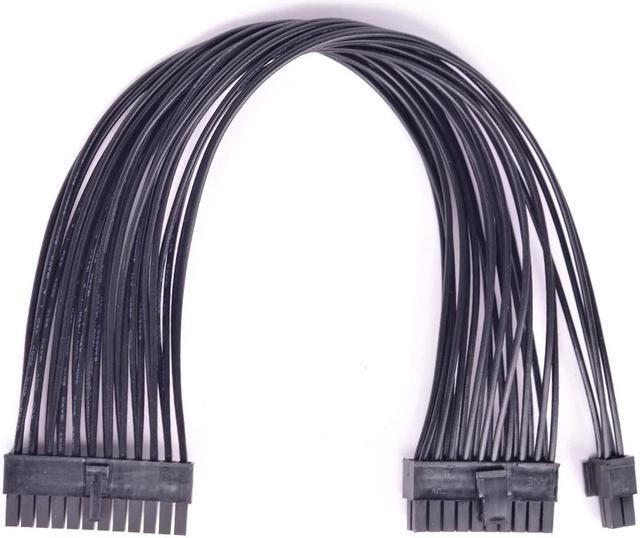 Main image of 24pin to 20+4 Pin Port Power Supply Cable 24 Pin Male to 24Pin 20Pin Male ATX power adapter Cable