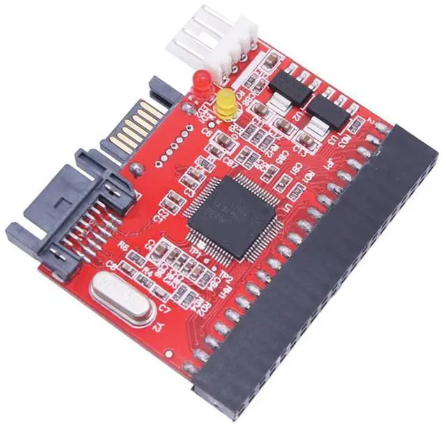 Alt view image 3 of 6 - IDE to SATA PCI Card 100/133 HDD/CD/DVD SATA Serial ATA IDE Drop Driver Hard SATA Shipping Disk Adapter to Converter I9K0