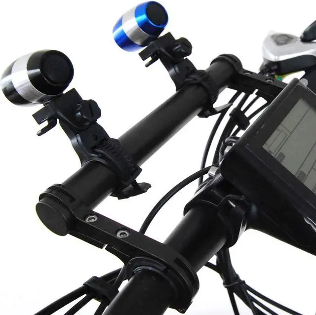 Alt view image 6 of 6 - Maxfoot 8 Inch Aluminum Alloy Bicycle Handlebar Holder Extender Double Clamp for Bike Handlebar Extension Headlight Light Lamp Phone Mount Holder Bracket Cycling Accessories