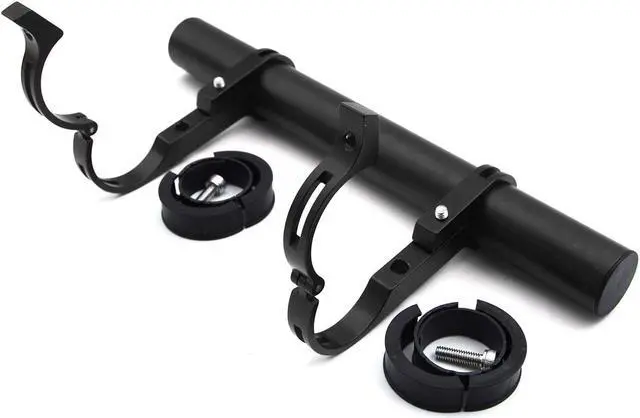 Alt view image 3 of 6 - Maxfoot 8 Inch Aluminum Alloy Bicycle Handlebar Holder Extender Double Clamp for Bike Handlebar Extension Headlight Light Lamp Phone Mount Holder Bracket Cycling Accessories