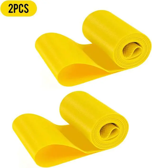 Alt view image 2 of 7 - Maxfoot 20 Inch Rim Strip Rim Tape Fat Tire Tyre Liner PVC Inner Tube Cushion Protector Anti Puncture for Mountain Bike Road Bicycle Cycling Accessories 2PCS