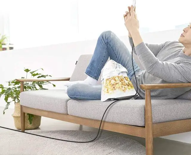 Alt view image 7 of 7 - UNAMAK USB C to USB C Cable 6.6FT (60W 20V/3A) Compatible with iPad Pro 2020 2018, MacBook, MacBook Pro, Pixel, Samsung Galaxy S20, Chromebook and USB-C Mobile Phones -Black