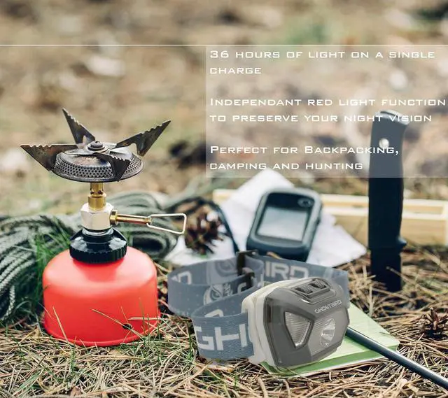 Alt view image 5 of 7 - Ghost Bird Seiker X1 Head Lamp - LED Rechargeable Cree XPE - Waterproof IPX7 Freezeproof Smashproof Perfect for Your Running Camping Backpacking Hunting and Cycling Adventures