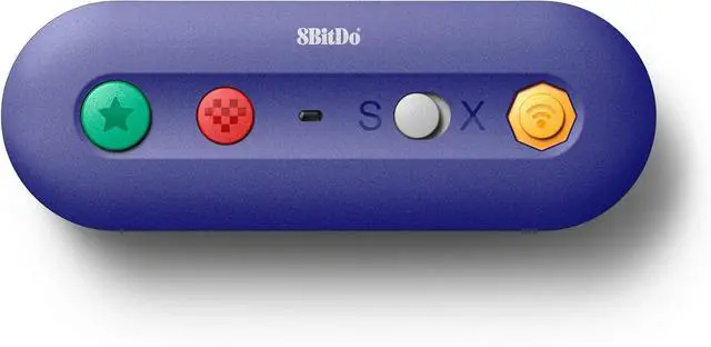 Alt view image 2 of 7 - 8Bitdo Gbros. Wireless Adapter for Nintendo Switch (Works with Wired GameCube & Classic Edition Controllers) - Nintendo Switch