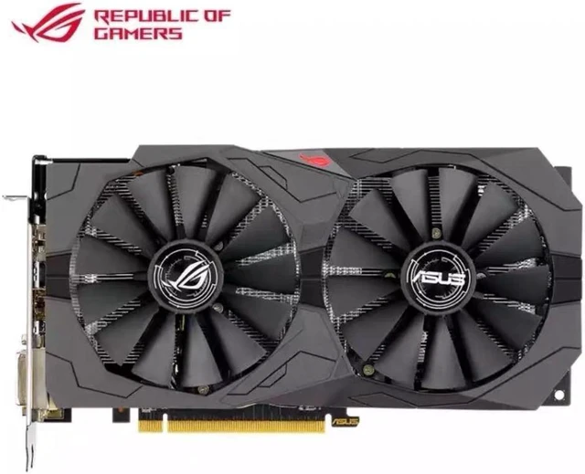 Alt view image 2 of 4 - ASUS ROG Strix Radeon RX 580 O8G OC Edition GDDR5 DP HDMI DVI VR Ready AMD Graphics Card (ROG-STRIX-RX580-O8G)