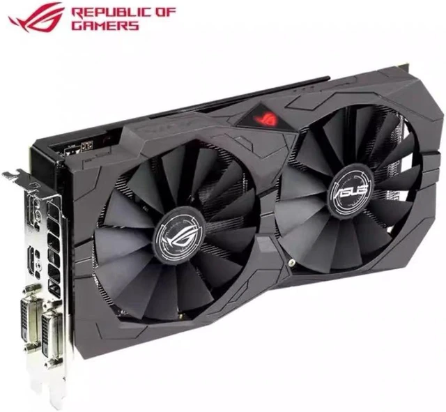 Alt view image 3 of 4 - ASUS ROG Strix Radeon RX 580 O8G OC Edition GDDR5 DP HDMI DVI VR Ready AMD Graphics Card (ROG-STRIX-RX580-O8G)