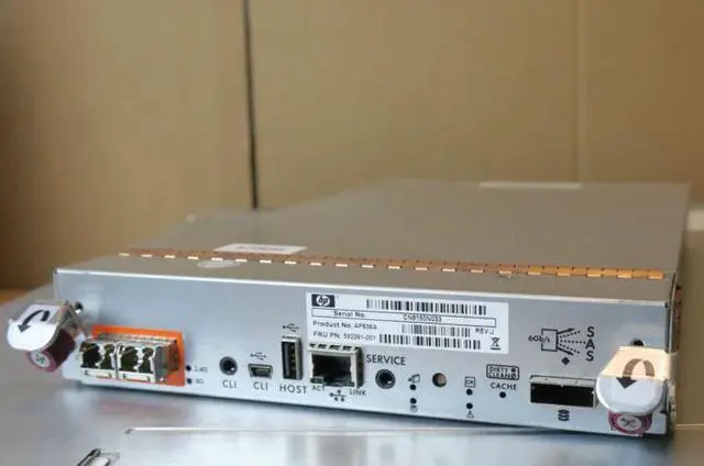 Alt view image 2 of 3 - HP 592261-002 Storageworks P2000 G3 8Gb Dual Port Fiber Channel Msa Controller