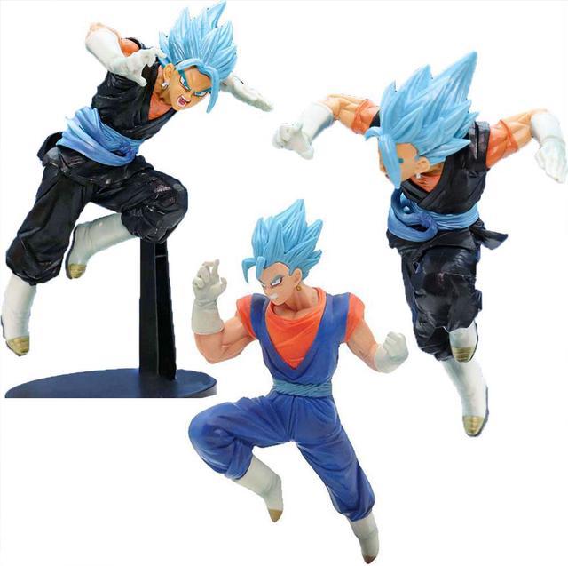 Beget Figure Vegeta Goku Earrings Fit Doll Dragon Ball Super Saiyan Blue  Model Toy PVC Figurine Boy Holiday Gift(12 cm (NO) Blue (SB-BJT6284) ) 