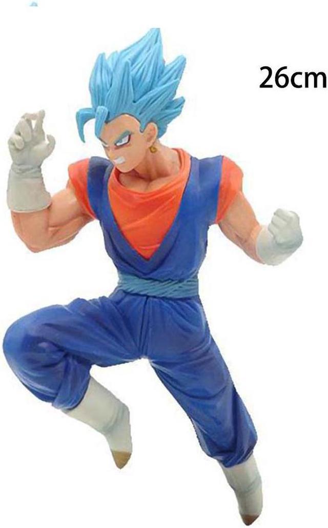 Beget Figure Vegeta Goku Earrings Fit Doll Dragon Ball Super Saiyan Blue  Model Toy PVC Figurine Boy Holiday Gift(12 cm (NO) Blue (SB-BJT6284) ) 