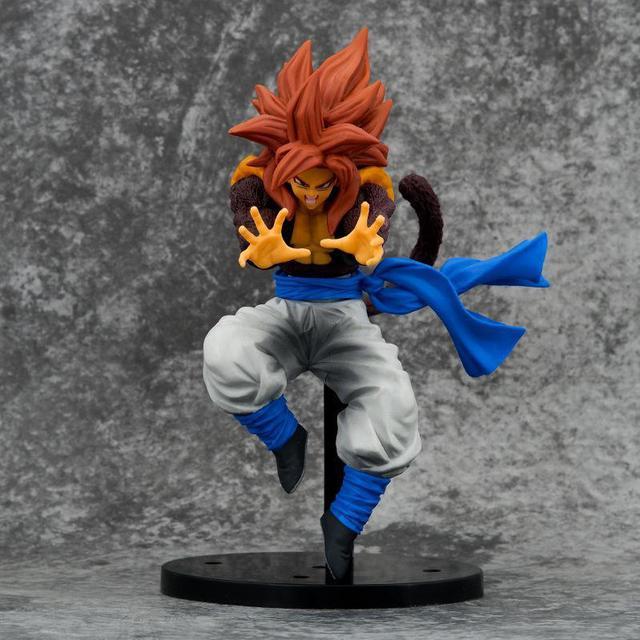 Dragon ball super saiyan gt super quatro gogeta filho goku vegeta  permanente figura coleção brinquedo presente de aniversário natal