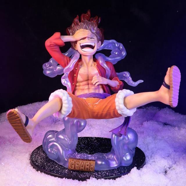 Anime One Piece Luffy Gear 5 Action FIgure Collectible